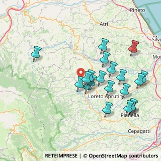 Mappa Contrada Arci, 65017 Penne PE, Italia (8.108)