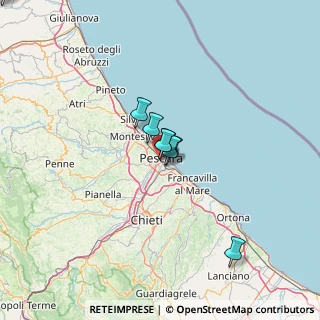 Mappa Via Enzo Ferrari, 65124 Pescara PE, Italia (22.22)