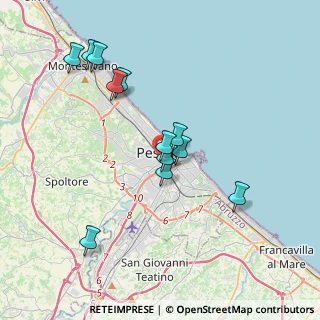 Mappa Via Grotta del Cavallone, 65124 Pescara PE, Italia (3.70167)
