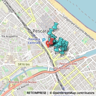 Mappa Via Lombardia, 65121 Pescara PE, Italia (0.214)