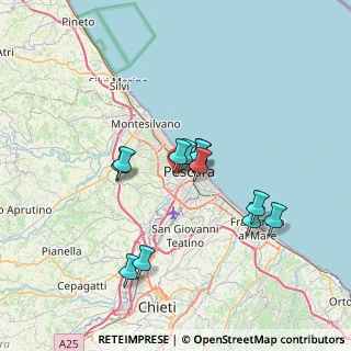 Mappa Via Valle di Rose, 65124 Pescara PE, Italia (6.12083)