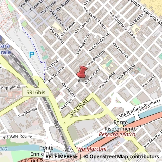 Mappa Corso Vittorio Emanuele II, 163, 65121 Pescara, Pescara (Abruzzo)