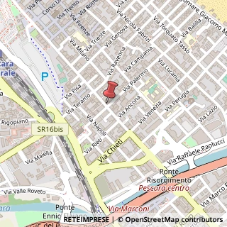Mappa Corso Vittorio Emanuele II, 10, 65121 Pescara, Pescara (Abruzzo)