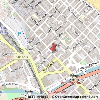 Mappa Corso Vittorio Emanuele II, 117, 65121 Pescara, Pescara (Abruzzo)