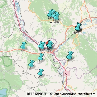 Mappa Comune di Orte Via dell'Acqua Acetosa, 01028 Orte VT, Italia (8.332)