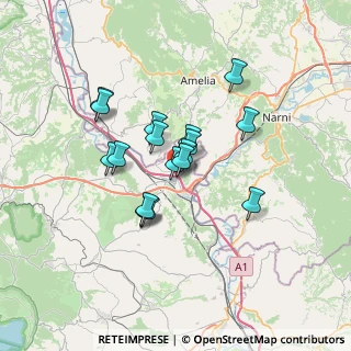Mappa Comune di Orte Via dell'Acqua Acetosa, 01028 Orte VT, Italia (5.35353)