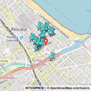 Mappa Via Venezia, 65121 Pescara PE, Italia (0.2735)
