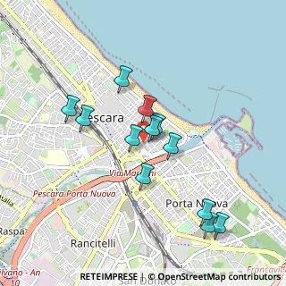 Mappa Via Venezia, 65121 Pescara PE, Italia (0.87583)