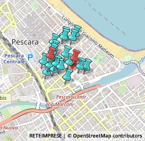 Mappa Chieti, 65121 Pescara PE, Italia (0.2915)