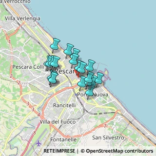 Mappa Via Venezia, 65121 Pescara PE, Italia (1.171)