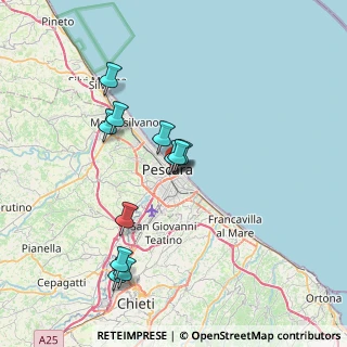 Mappa Via Venezia, 65121 Pescara PE, Italia (7.08545)