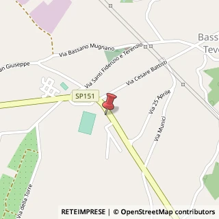 Mappa Via Ortana, 39, 01030 Bassano in Teverina, Viterbo (Lazio)
