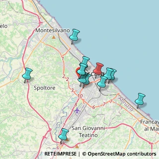 Mappa Via Monte Greco, 65124 Pescara PE, Italia (3.00462)