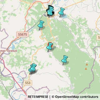 Mappa Strada di Fongalle, 05035 Terni TR, Italia (5.5475)