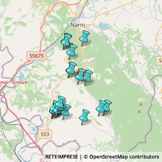 Mappa Strada di Fongalle, 05035 Terni TR, Italia (3.8235)