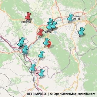 Mappa Strada di Fongalle, 05035 Terni TR, Italia (9.121)
