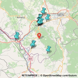 Mappa Strada di Fongalle, 05035 Terni TR, Italia (7.616)