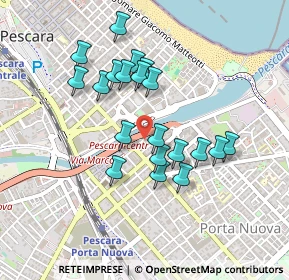Mappa Via Raffaele Paolucci, 65126 Pescara PE, Italia (0.4115)