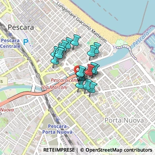 Mappa Via Nazario Sauro, 65100 Pescara PE, Italia (0.273)