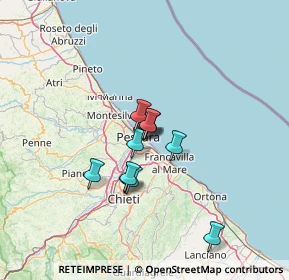 Mappa Via Bardet, 65126 Pescara PE, Italia (9.28727)