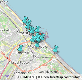 Mappa Piazza Luigi Rizzo, 65126 Pescara PE, Italia (1.24929)