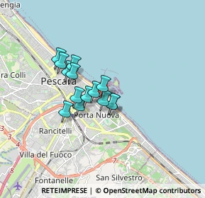 Mappa Piazza Luigi Rizzo, 65126 Pescara PE, Italia (1.18)