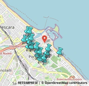 Mappa Piazza Luigi Rizzo, 65126 Pescara PE, Italia (0.799)