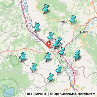 Mappa Vocabolo Bagno, 01028 Orte VT, Italia (8.4635)