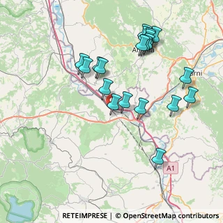 Mappa Vocabolo Bagno, 01028 Orte VT, Italia (8.4465)