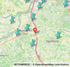 Mappa Via Valle Sbraccia, 65010 Spoltore PE, Italia (2.81091)