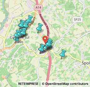 Mappa Via Valle Sbraccia, 65010 Spoltore PE, Italia (0.839)