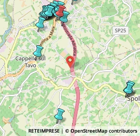 Mappa Via Valle Sbraccia, 65010 Spoltore PE, Italia (1.552)