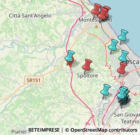 Mappa Via Valle Sbraccia, 65010 Spoltore PE, Italia (6.04474)