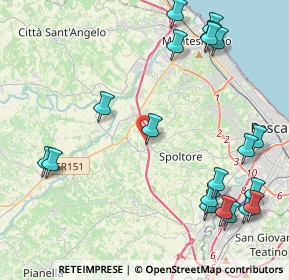 Mappa Via Valle Sbraccia, 65010 Spoltore PE, Italia (5.701)