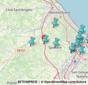 Mappa Via Valle Sbraccia, 65010 Spoltore PE, Italia (4.9725)