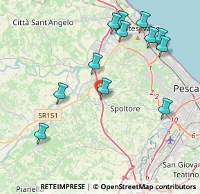 Mappa Via Valle Sbraccia, 65010 Spoltore PE, Italia (4.675)
