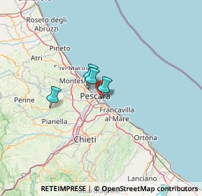 Mappa Via Paolo Thaon de Revel, 65126 Pescara PE, Italia (61.90909)