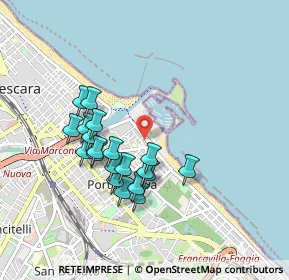 Mappa Via Paolo Thaon de Revel, 65126 Pescara PE, Italia (0.842)