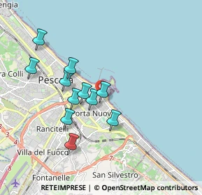Mappa Via Paolo Thaon de Revel, 65126 Pescara PE, Italia (1.69364)