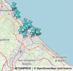 Mappa Via Paolo Thaon de Revel, 65126 Pescara PE, Italia (3.71692)