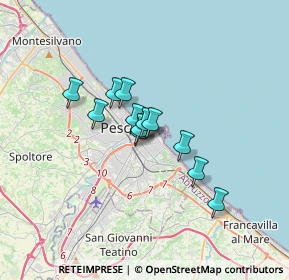 Mappa Piazza della Marina, 65126 Pescara PE, Italia (2.2325)