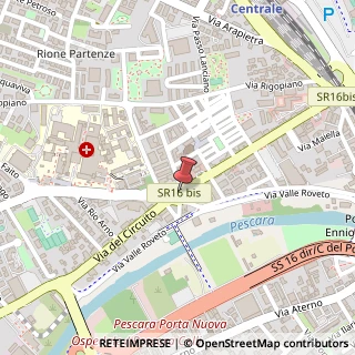 Mappa Piazza Luigi Pierangeli,  11, 65124 Pescara, Pescara (Abruzzo)