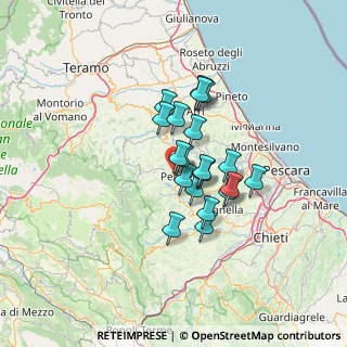 Mappa Via San Rocco, 65017 Penne PE, Italia (9.857)