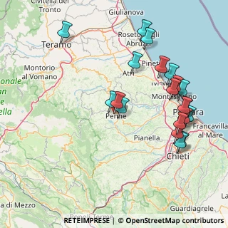 Mappa Via San Rocco, 65017 Penne PE, Italia (18.215)