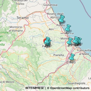 Mappa Via San Rocco, 65017 Penne PE, Italia (16.70833)