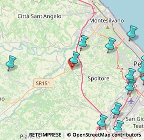 Mappa Piazza della Chiesa, 65010 Cappelle Sul Tavo PE, Italia (6.54)