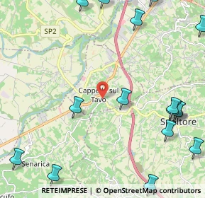 Mappa Piazza della Chiesa, 65010 Cappelle Sul Tavo PE, Italia (3.544)