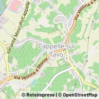 Karta Cappelle sul Tavo