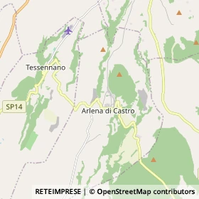 Mappa Arlena di Castro