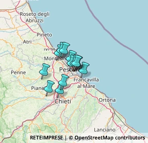 Mappa Via Francesco Verrotti, 65126 Pescara PE, Italia (7.01846)